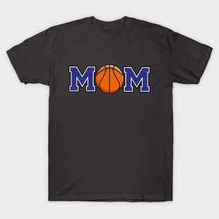 Basketball Mom Blue T-Shirt